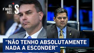 Flávio Bolsonaro critica Alcolumbre: “Está preocupado com sua autoproteção”