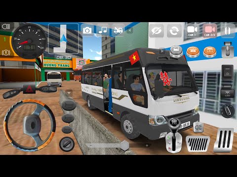 Minibus Simulator Vietnam | Hyundai County Đô thị - Làng quê Part 1