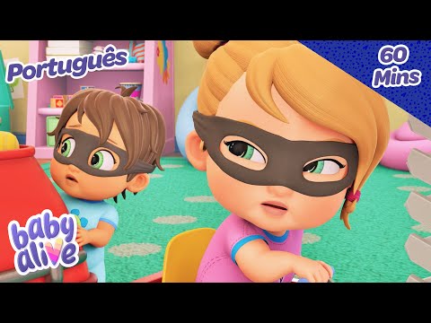 Bebês Bandidos | Vídeos para bebés | Baby Alive em Português | Desenhos animados infantis