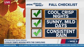 Cooler weather is expected in Charlotte. Here's what we need for fall foliage