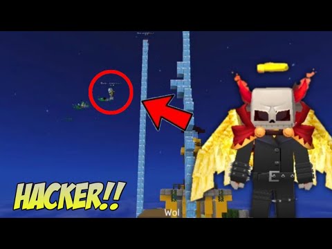 Playing with hacker in BedWars!! He helped me reached Dragon Hunter!😁🤩 (Blockman Go : Bedwars)