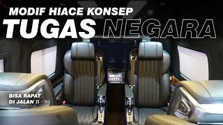 HIACE 7 SEATER PREMIUM SPEK | PRIVASI & KENYAMANAN | INDONESIAN MADE