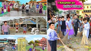 I Adopted an Entire Village & Gifted them New House School Hospital Hindi Kahani Hindi Moral Stories