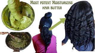 This Potent Green Butter is Guaranteed to keep Moisture in ur Hair 4 Up to one Week. Intense Growth.