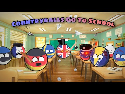 Countryballs Go To School!