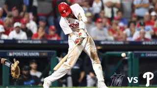 Miami Marlins vs Philadelphia Phillies - Game 1 - 2023 MLB Wild Card Series - Full Game