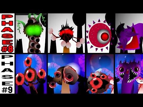 NEW Phase 8 VS Phase 9 in Incredibox Sprunki MIX!