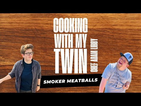 Cooking with My Twin: Chef Adam's Hilarious Smoked Meatballs Adventure in a Cow Costume!