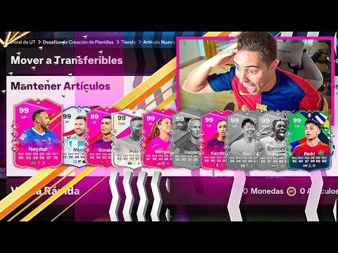 BUSCANDO MEDIAS 99 CON LAS MEJORAS MAS CHETADAS EN EA FC24 !!