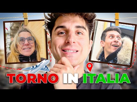SONO TORNATO IN ITALIA! SORPRESA A TUTTI AMICI E FAMIGLIA!
