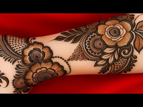 Flower Indo Arabic Mehndi Designs |New Latest Rakhi Mehndi Designs |Mehndi ki Design |Mehandi Design