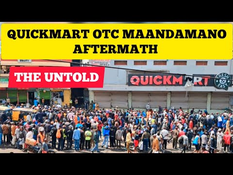 THE AFTERMATH OF MAANDAMANO OTC QUICKMART..
