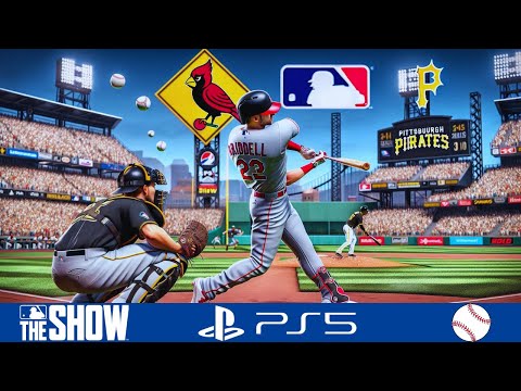 Pirates vs Cardinals MLB The Show 24 PS5 Gameplay Battle