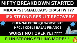 NIFTY MIDCAPS NEWS💥IEX SHARE NEWS💥CDSL NEWS CHENNAI PETRO NEWS HFCL NEWS BAJAJ FINANCE NEWS