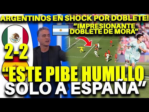 EL MUNDO ENLOQUECE: ARGENTINOS SE RINDEN ANTE EL DOBLETE DE GILBERTO MORA VS ESPAÑA 2-2
