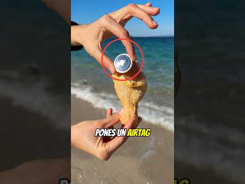 AirTag dentro de una pierna de pollo — ¿Alguien se lo comió?⁉️ 😱🍗