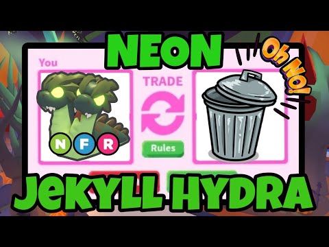 Trading New Adopt Me Neon Jekyll Hydra Doesn't Go As Planned 🤔🙄💛