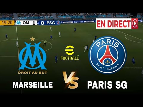 🎮 OM × PSG En Direct | Ligue 1 2025 | Simulation eFootball PES 2021 Match Complet