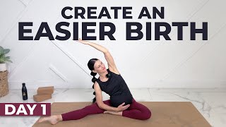 Day 1 - Pregnancy Exercise for an Easier Birth (+ Breathing Techniques)