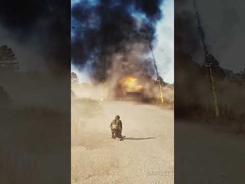 One Soldier One RPG-18 and One Destroyed BMP-1 | Arma3