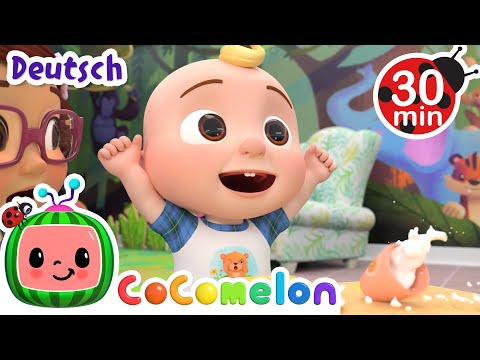 Wenn du glücklich bist | CoComelon Deutsch | Cartoons und Kinderlieder