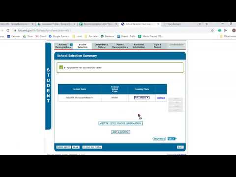 How To Add Colleges to FAFSA - YouTube