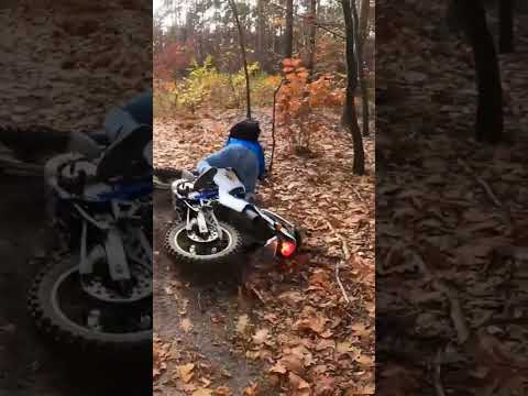 Hard Enduro #shorts #ktm I ucieczka przed psycholem z lasu