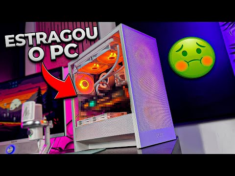 Montei um PC branco mas errei nessa peça! - NZXT H5 Flow, RTX 4080 Super.