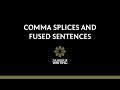 Identifying Comma Splices and Fused Sentences