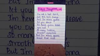 eldest daughter - taylor swift lyrics #eldestdaughter #taylorswift #lyrics #viral #tloasg #swifties