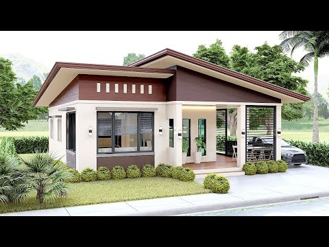 SMALL HOUSE DESIGN | 7X10 METERS | 3 BEDROOM