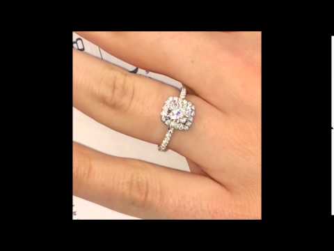 1 ct Cushion in Halo