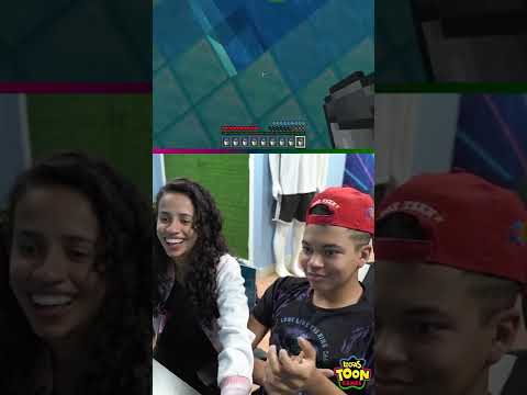 RAÍSSA É A MELHOR EM MLG NO MINECRAFT!! #shorts