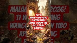 5 WETON PALING BERUNTUNG SETELAH 1 SURO 2026!