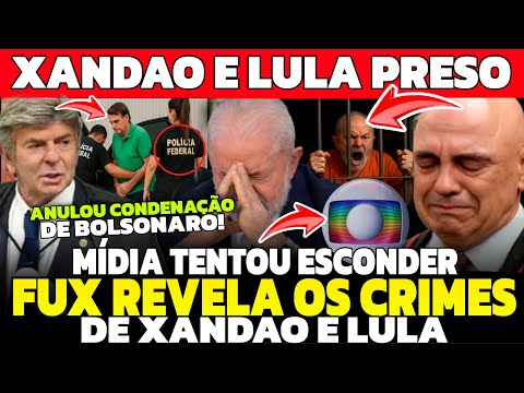 MORAES E LULA NA PRISÃO Reviravolta FUX SALVA E INOCENTA Bolsonaro GLOBO TENTOU ESCONDER essa BOMBA!