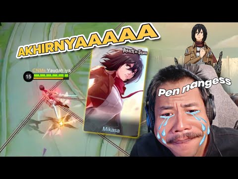 FANNY MIKASA IS REAL❗️SUMPAH KEREN KECE GOKIL PARAAAAHHH COOOOY - Mobile Legends