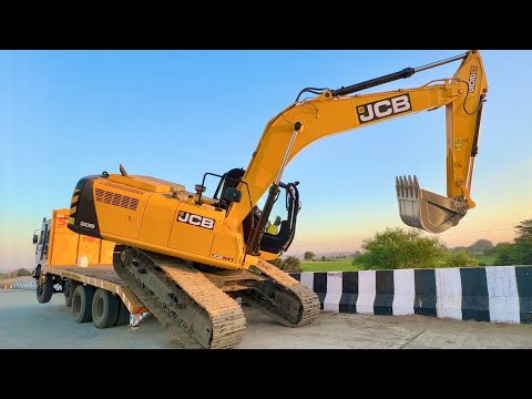 JCB 205 Excavator Cleaning River | नदी की सफ़ाई में | Tata 3118 Truck किसान को पानी के लिए JCB 205