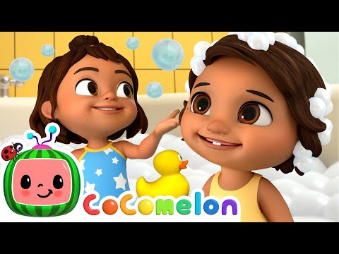 Baby Nina's Bubble Bath Song! 🧼🫧 | Nina's Familia | CoComelon Nursery Rhymes & Kids Songs