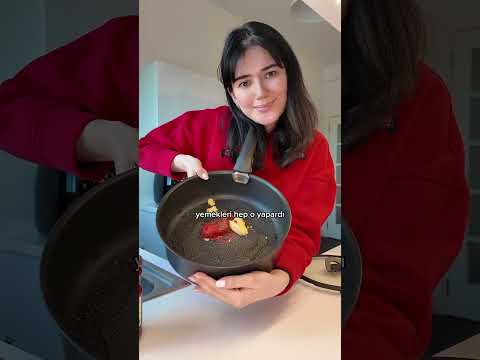 Eşim mantı yaptı ben de pişirdim çok lezzetli oldu