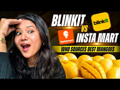 Blinkit Vs. instamart  who sources Best Mangoes?? Shocking Results 😱🥭