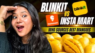 Blinkit Vs. instamart  who sources Best Mangoes?? Shocking Results 😱🥭