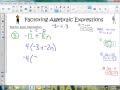 Factoring Algebraic Expressions Simplified