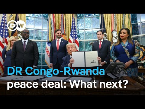 YouTube video thumbnail: DR Congo-Rwanda Peace Deal: What Next?