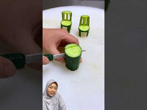 Kursi dari Timun #kreasi #foodlover #timun