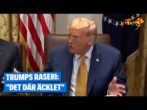 Trumps raseri efter frågan om sexbrottslingen: ”Det där äcklet”
