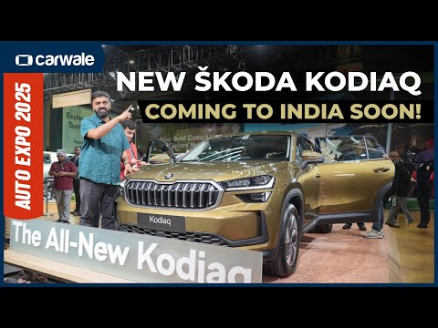 NEW Skoda Kodiaq Revealed! Bharat Mobility Expo 2025 Walkaround