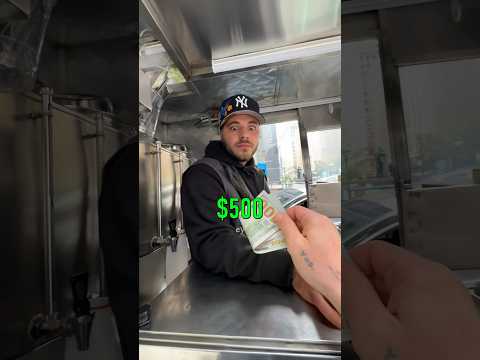 Working In A COFFEE CART For A Day #shorts #nyc