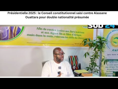 Dr Ousmane traduit Ouattara devant le Conseil constitutionnel pour contester sa nationalité ivoirien