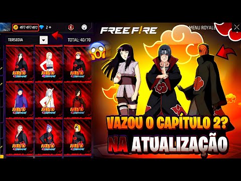 URGENTE!! PEGUE O MANTO AKATSUKI? PART 2 DA PARCERIA OURO ROYALE ESPECIAL, PUNHO CHIDORI - FREE FIRE