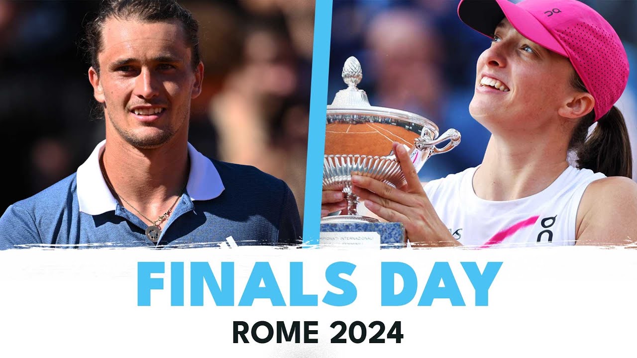 FINALS DAY: Behind-The-Scenes As Swiatek & Zverev Triumph In Rome!